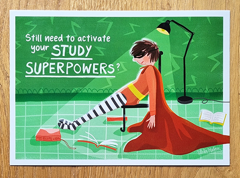 Postkartenillustration
