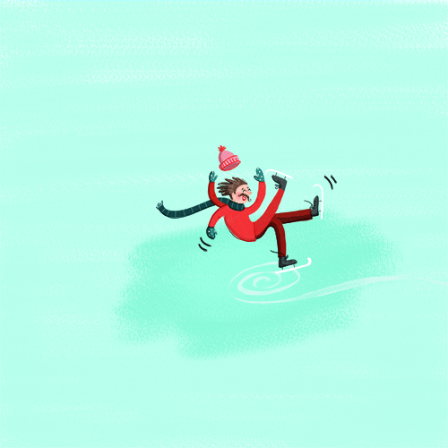 Eislaufen_illustration_adventkalender_ulrikehalvax
