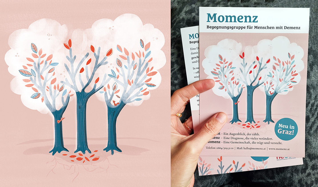 grafikdesign3_illustration_demenzgruppe_ulrikehalvax_selbsthilfe_flyer