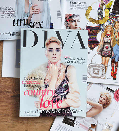 Magazinlayout Modemagazin DIVA