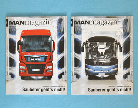Magazinlayout MAN