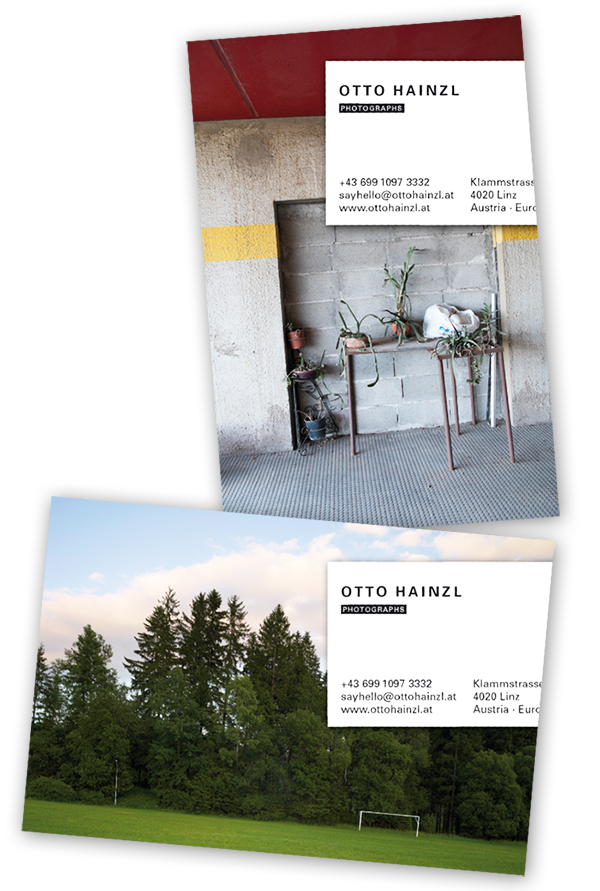 Visitenkarten für Fotograf